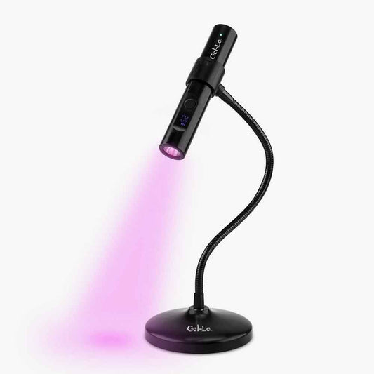 Gel-Le - Flash Cure Portable & Rechargeable Touch LED Lamp (Black)