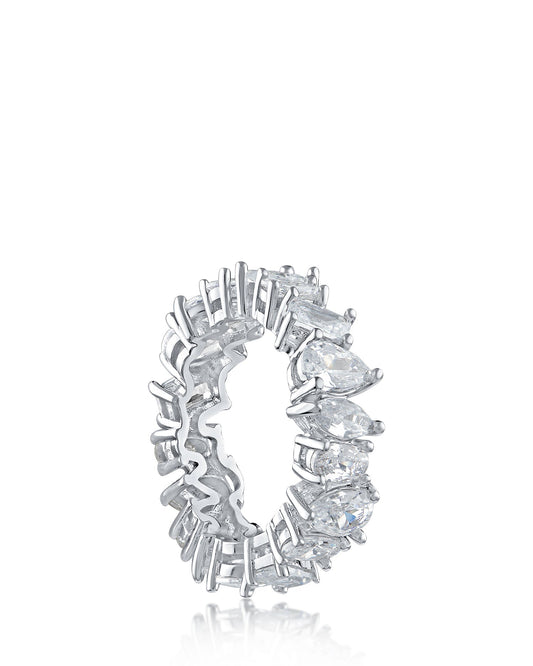 Multi-Shape CZ Eternity Band