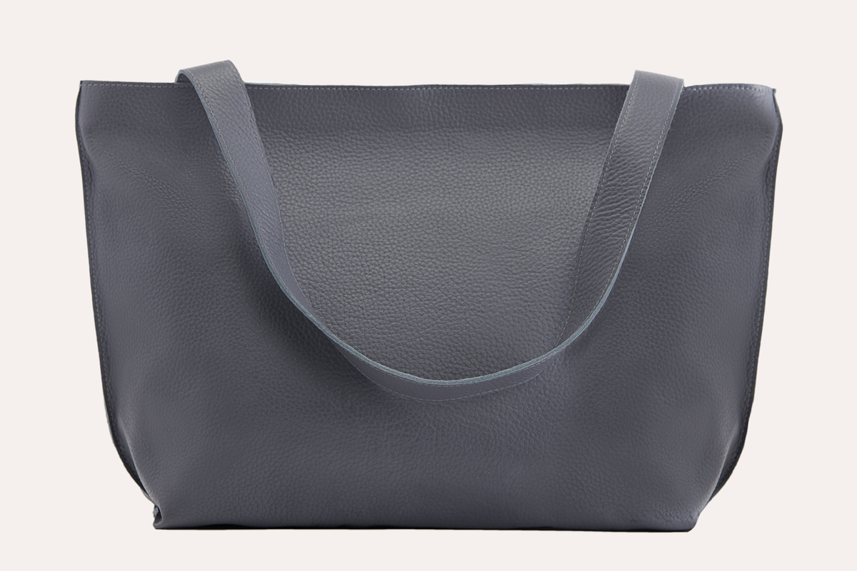 On the Go Leather Tote