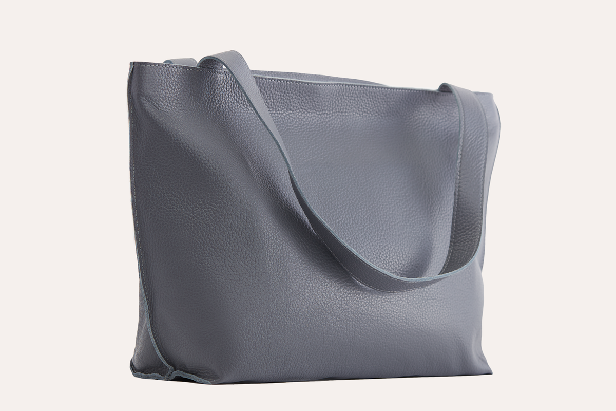 On the Go Leather Tote