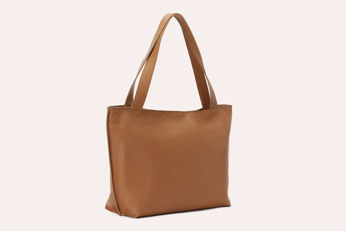 On the Go Leather Tote