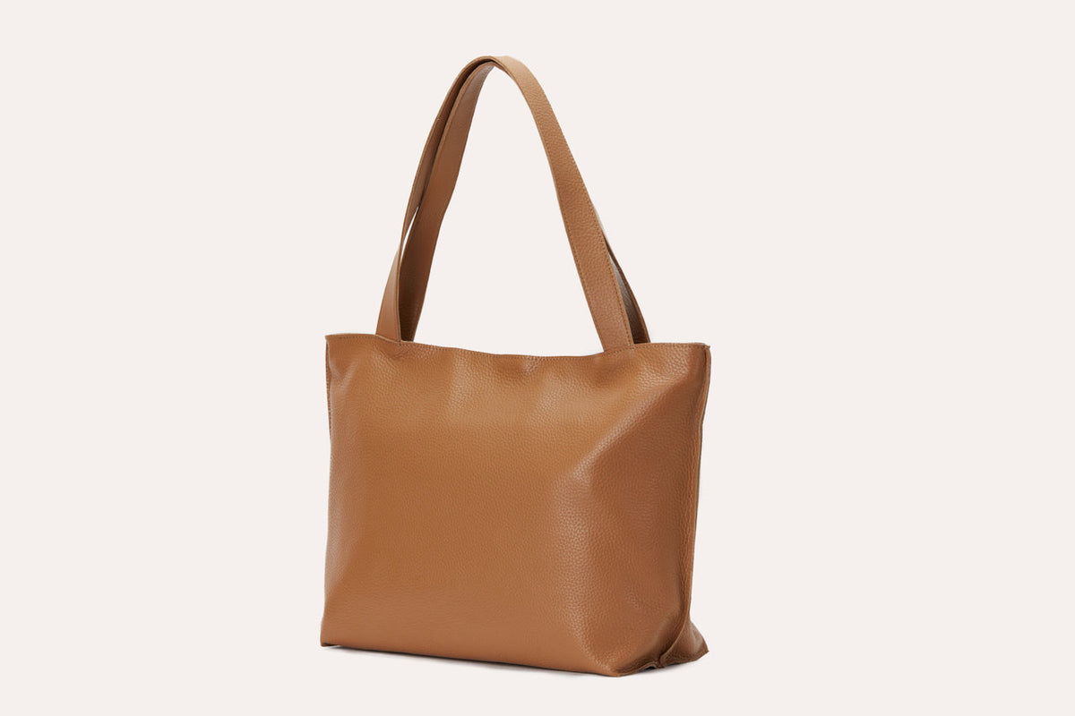 On the Go Leather Tote