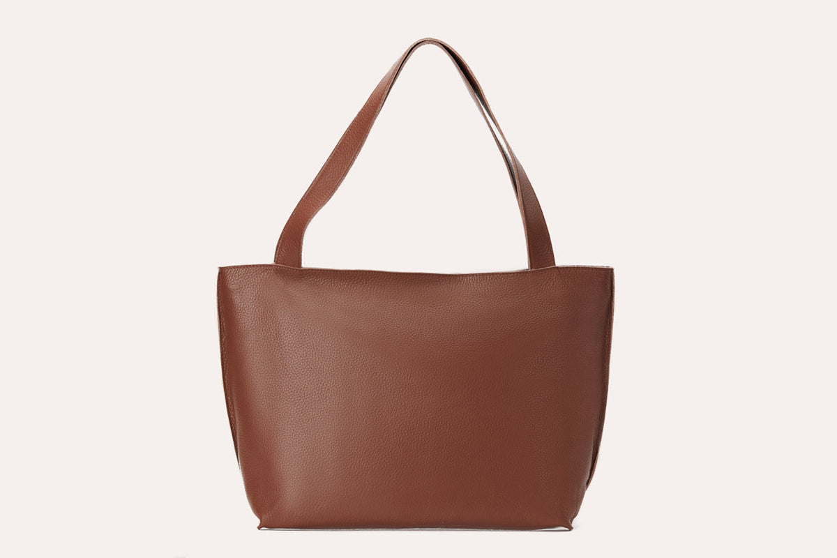 On the Go Leather Tote