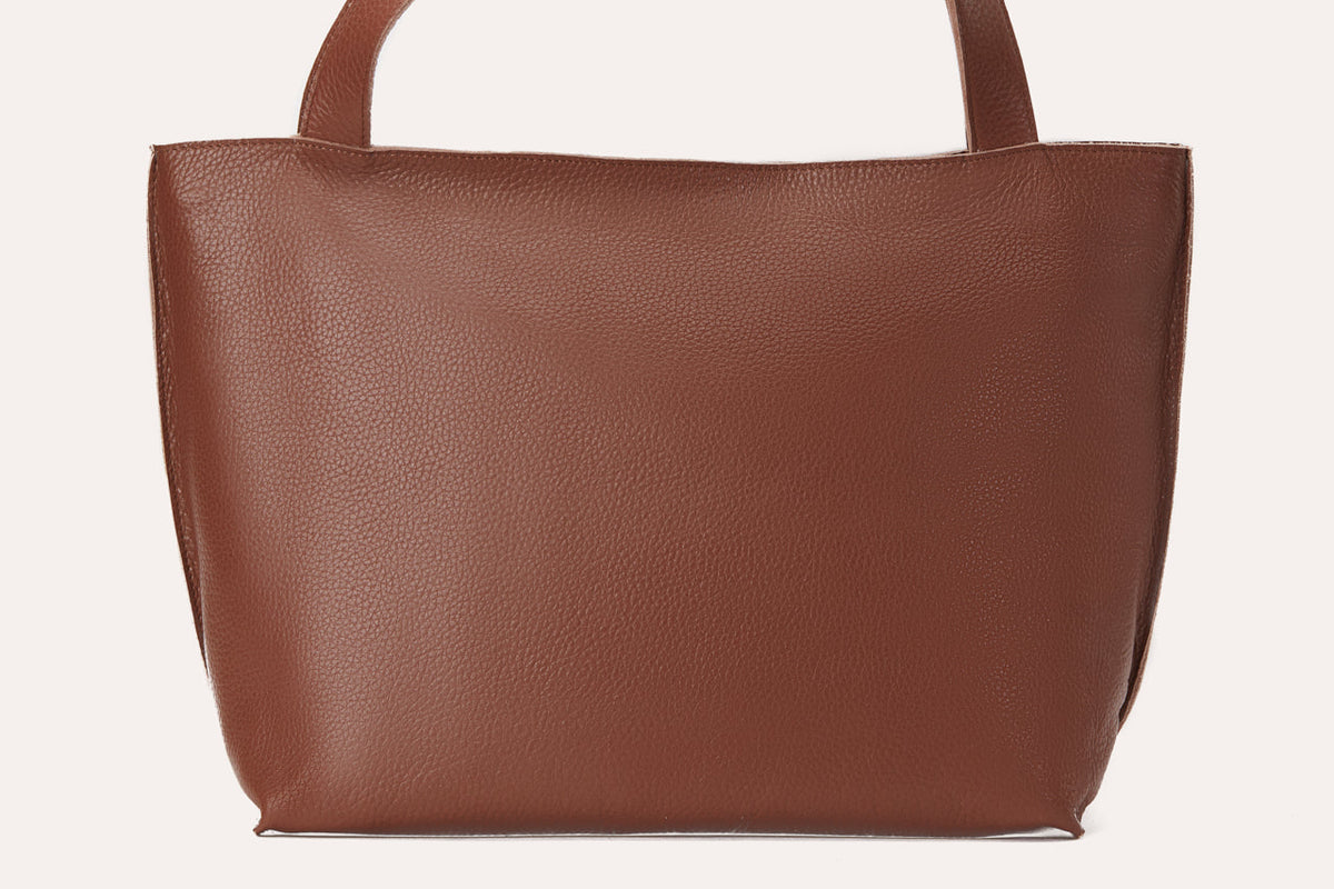On the Go Leather Tote