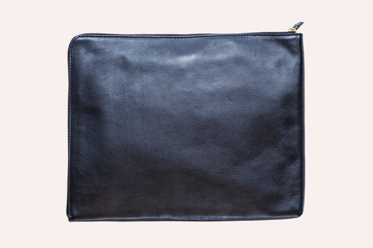 Leather Tech-Folio with Laptop Sleeve