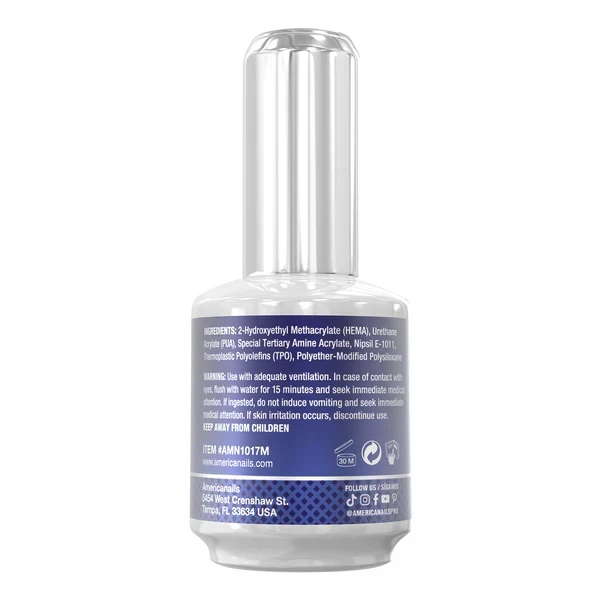 AmericaNails - No-Cleanse Gel Polish Top Coat | Matte Finish, 0.5 oz