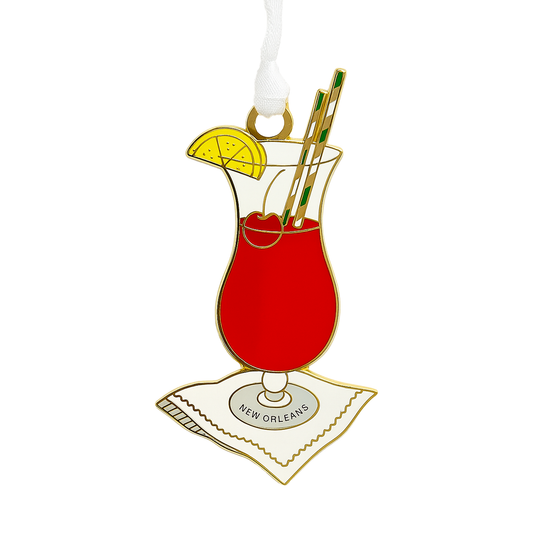 Hurricane Enamel Holiday Ornament