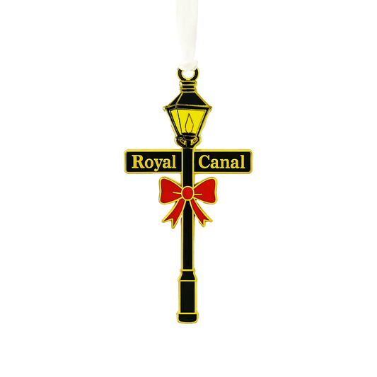 New Orleans Lamp Post Enamel Holiday Ornament