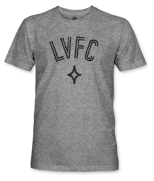 Las Vegas Lights FC Arced Vintage Triblend T-Shirt - Grey