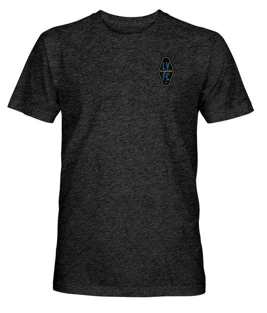 Las Vegas Lights FC Left Color Badge Vintage Triblend T-Shirt - Black