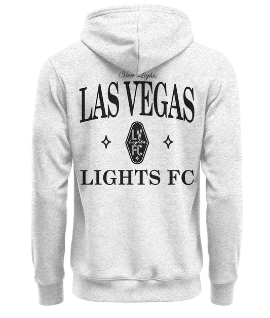 Las Vegas Lights FC Legacy Arched Wordmark Fleece Pullover Hoodie - Oatmeal