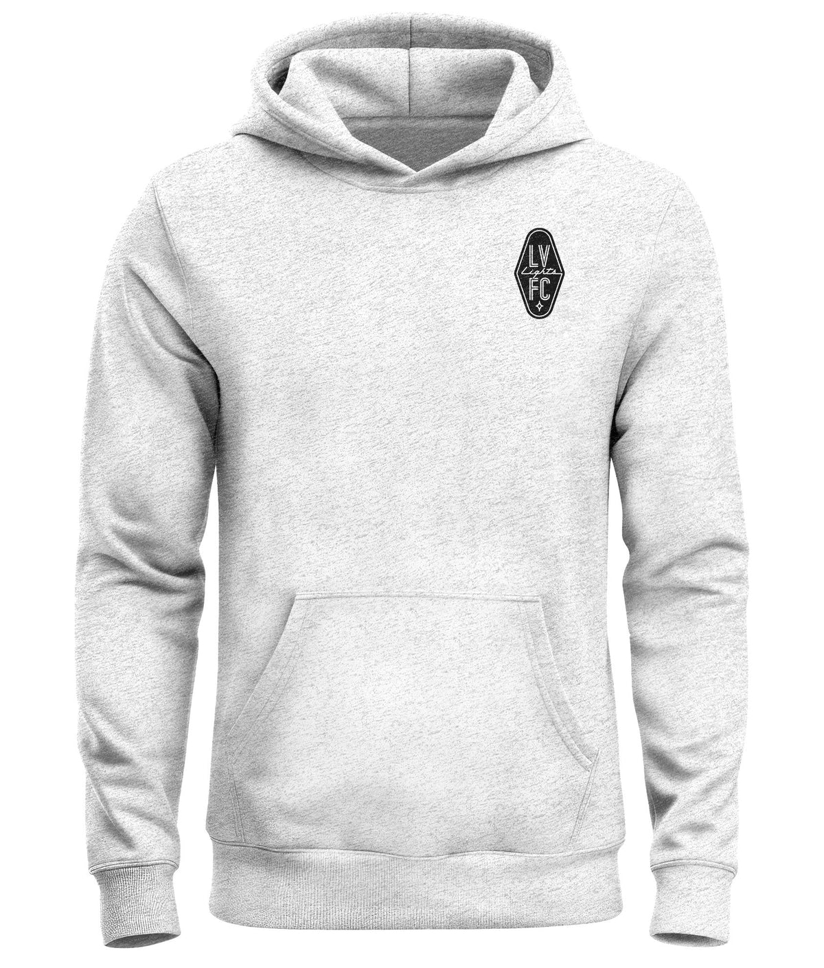 Las Vegas Lights FC Legacy Arched Wordmark Fleece Pullover Hoodie - Oatmeal