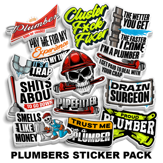 Plumbers Sticker Pack