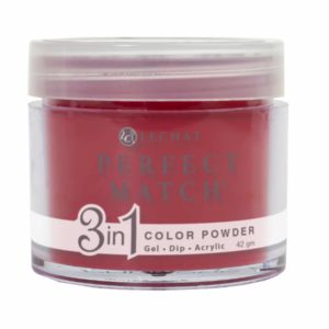 Lechat Perfect Match 3-in-1 Dip/Acrylic Powder - #006 Royal Red, 1.5 oz