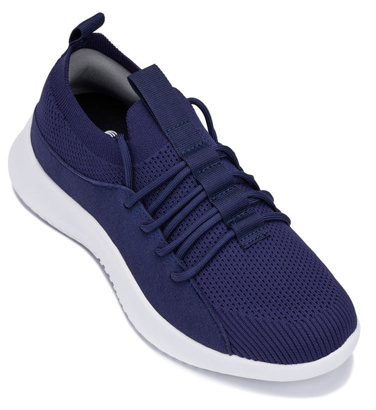 CALTO Q135 2.4-Inch Taller Navy/White Sole Ultra-Lightweight Sneakers