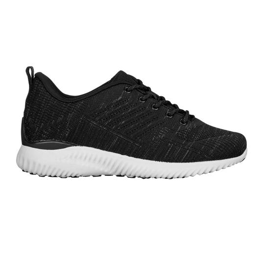 CALTO Q212 Men's Elevator Sneakers – 2.4 Inches Taller (Black/Grey) – Ultra Lightweight