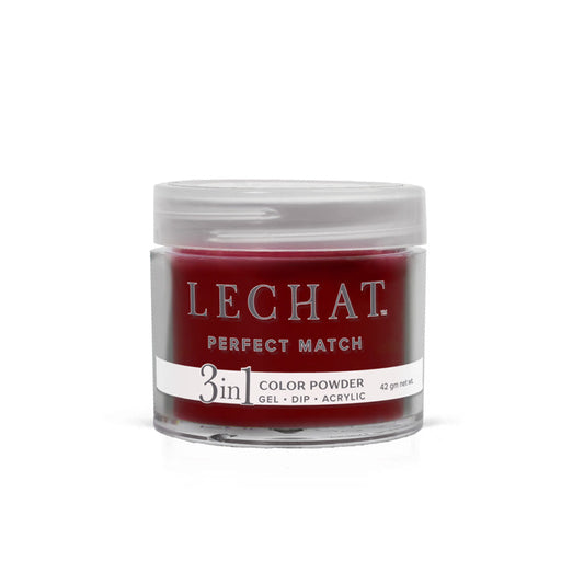 Lechat Perfect Match 3-in-1 Dip/Acrylic Powder - #006 Royal Red, 1.5 oz