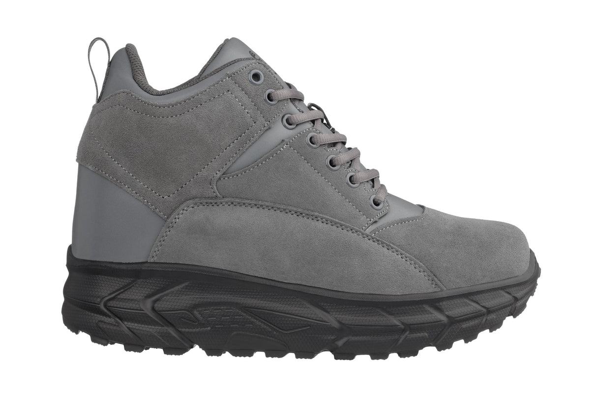 CALTO S22800 4-Inch Taller Grey Hiking Style Boots