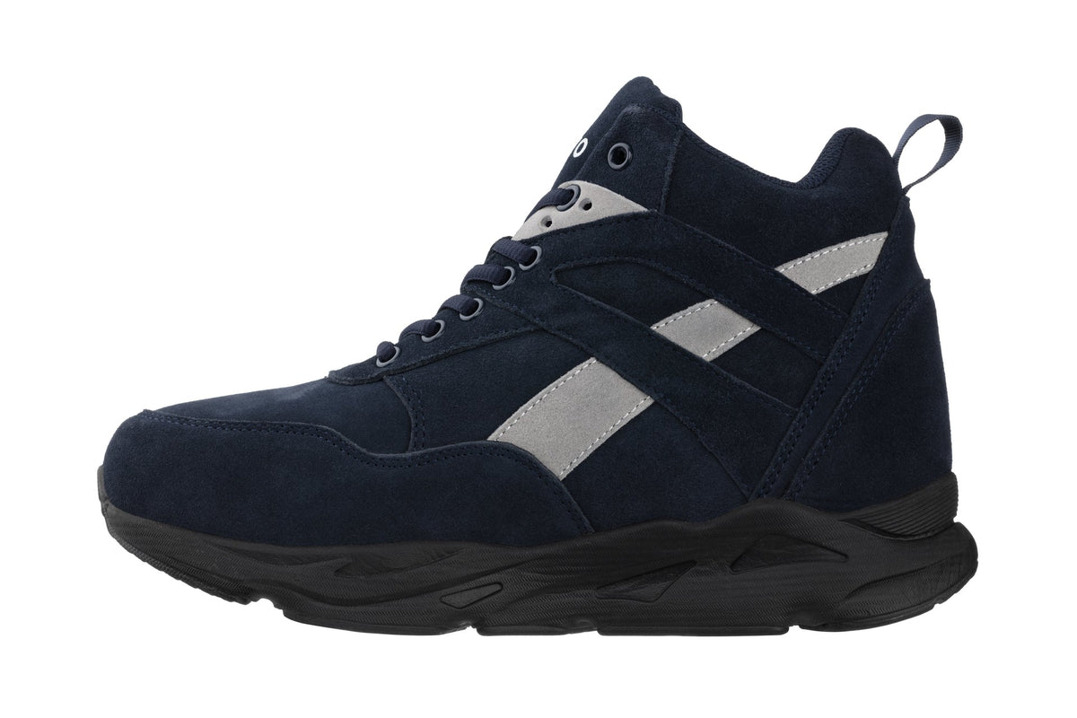 CALTO S33595 4-Inch Taller Blue/Grey Sneakers