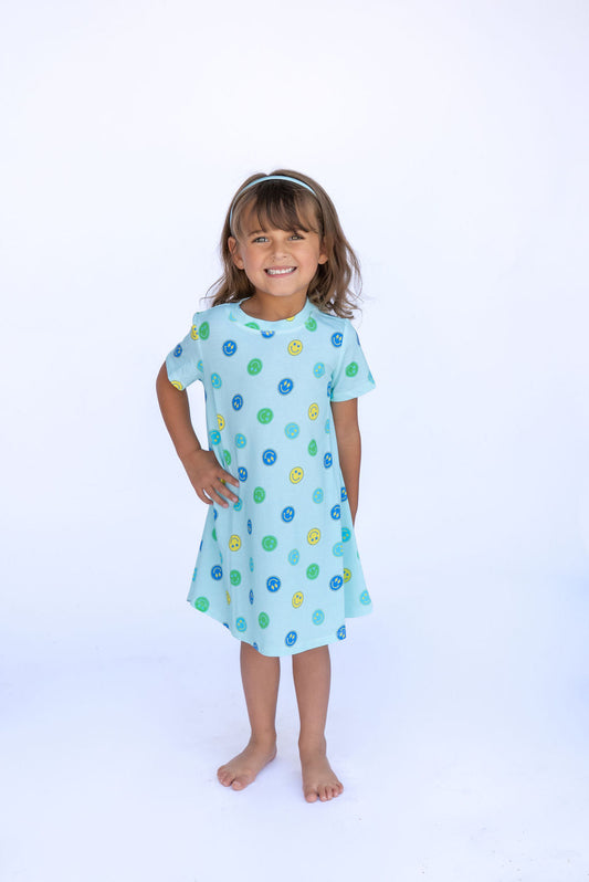Blue Smiles - Dress