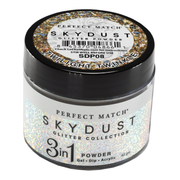 LeChat SkyDust Glitter Powder - SDP08 Twilight Twinkle 1.5 oz (Limited)