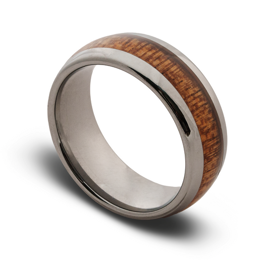 The Speakeasy Whiskey Barrel Oak Wood Ring
