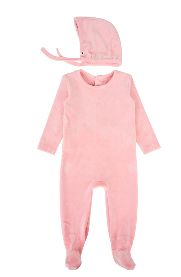 Rocking Horse Footie - Velour