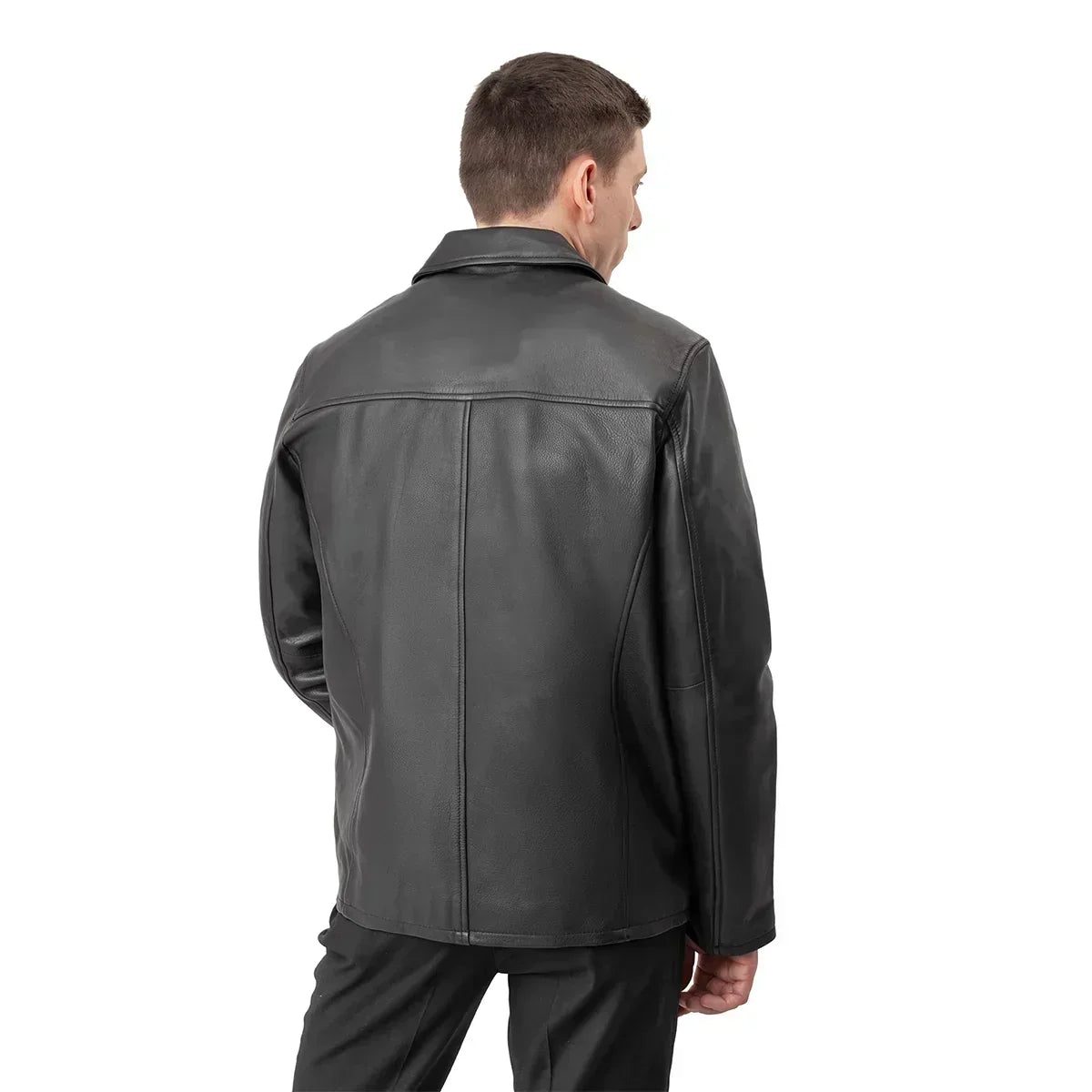 James Men's Leather Blazer Jacket