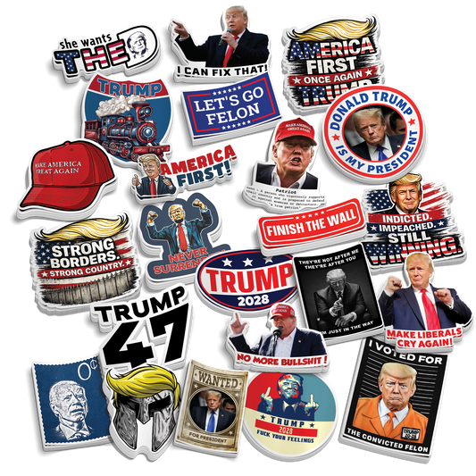 Trump 32 Piece Sticker Pack