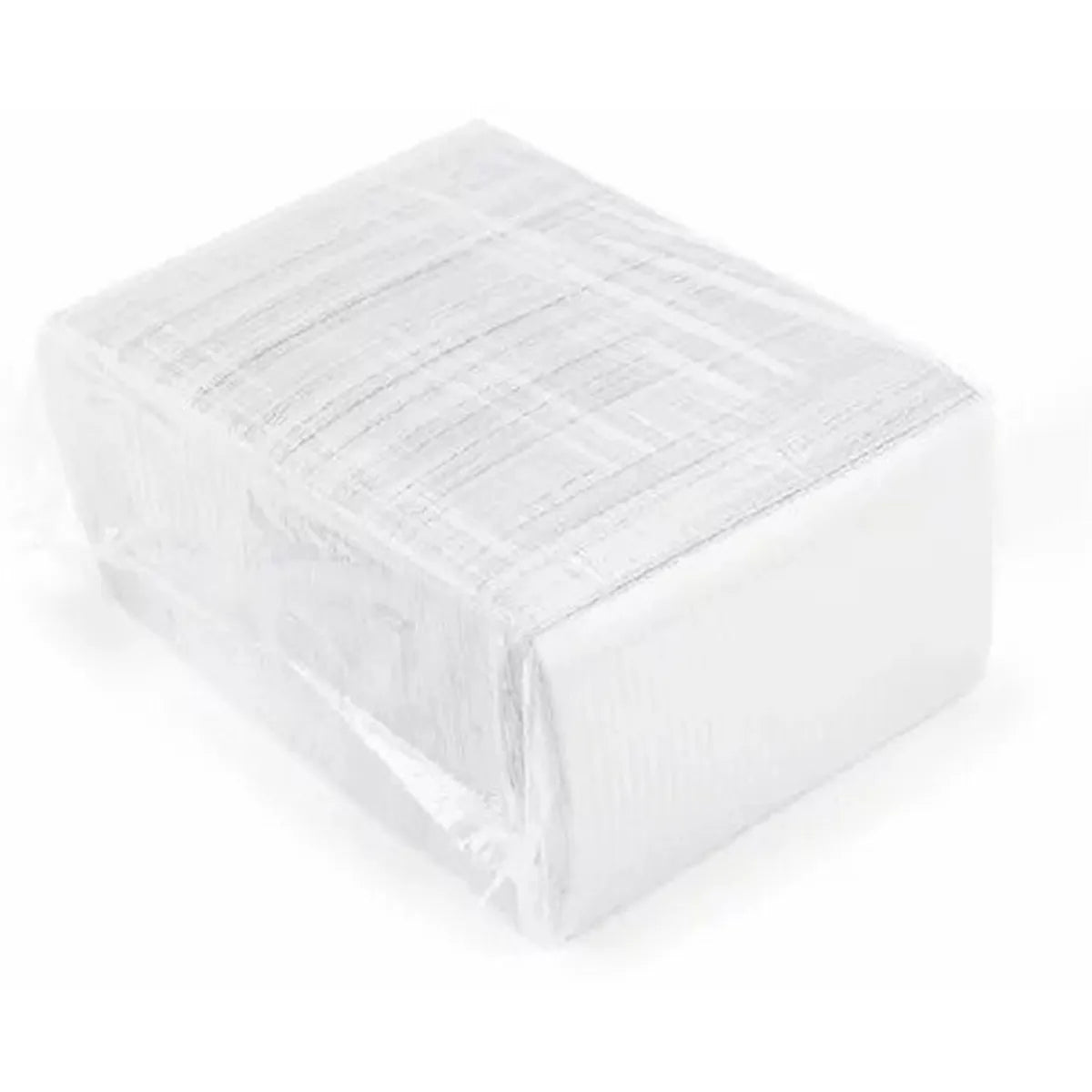 Gel-Le Disposable Poly-Back Manicure Towels, 125 pcs (White)