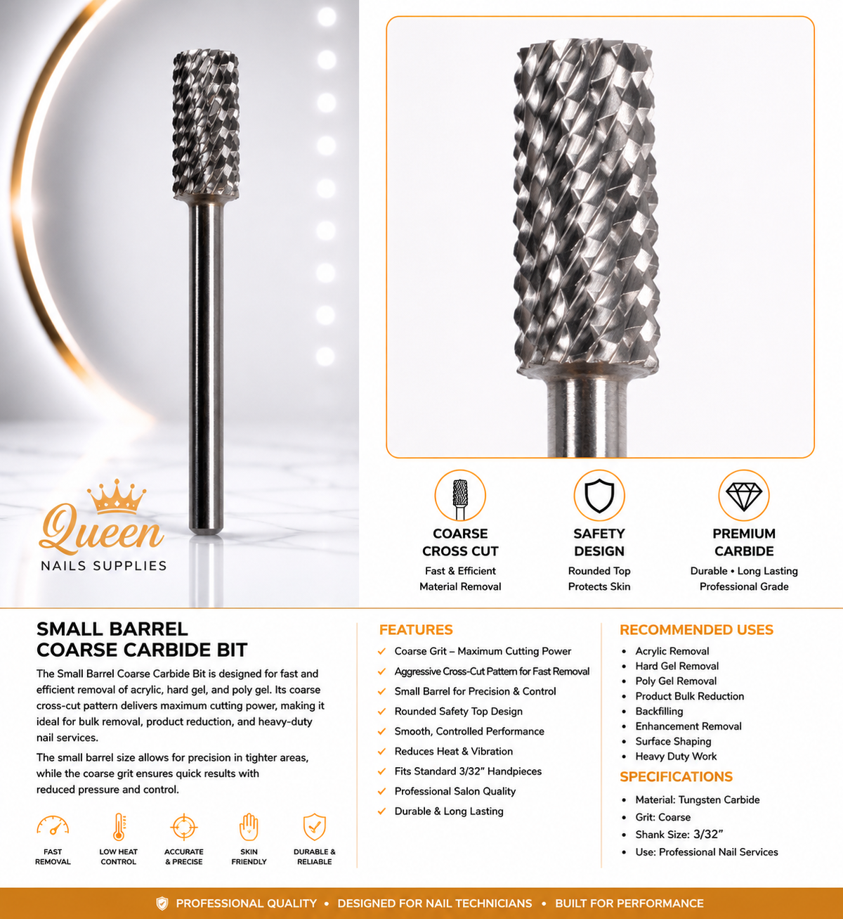 Carbide Bits X Coarse - STX - Small