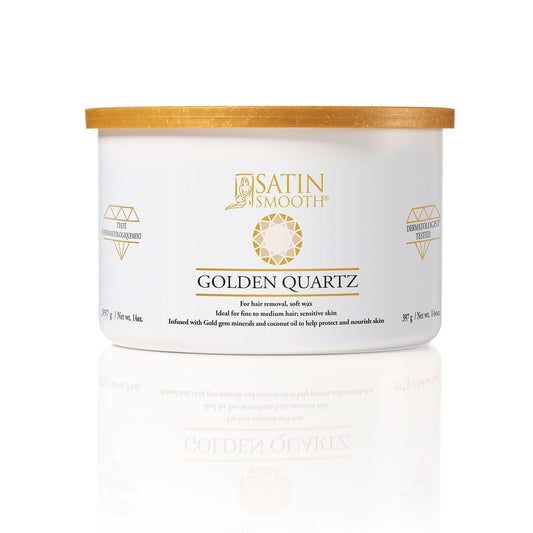 Satin Smooth Wax Pot - Golden Quartz Wax, 14 oz