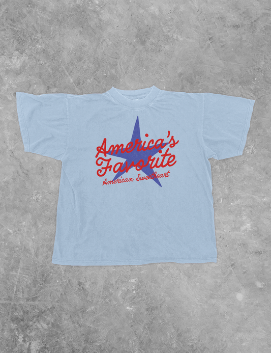 America's Favorite, American Sweetheart BC Boxy Cotton T-Shirt