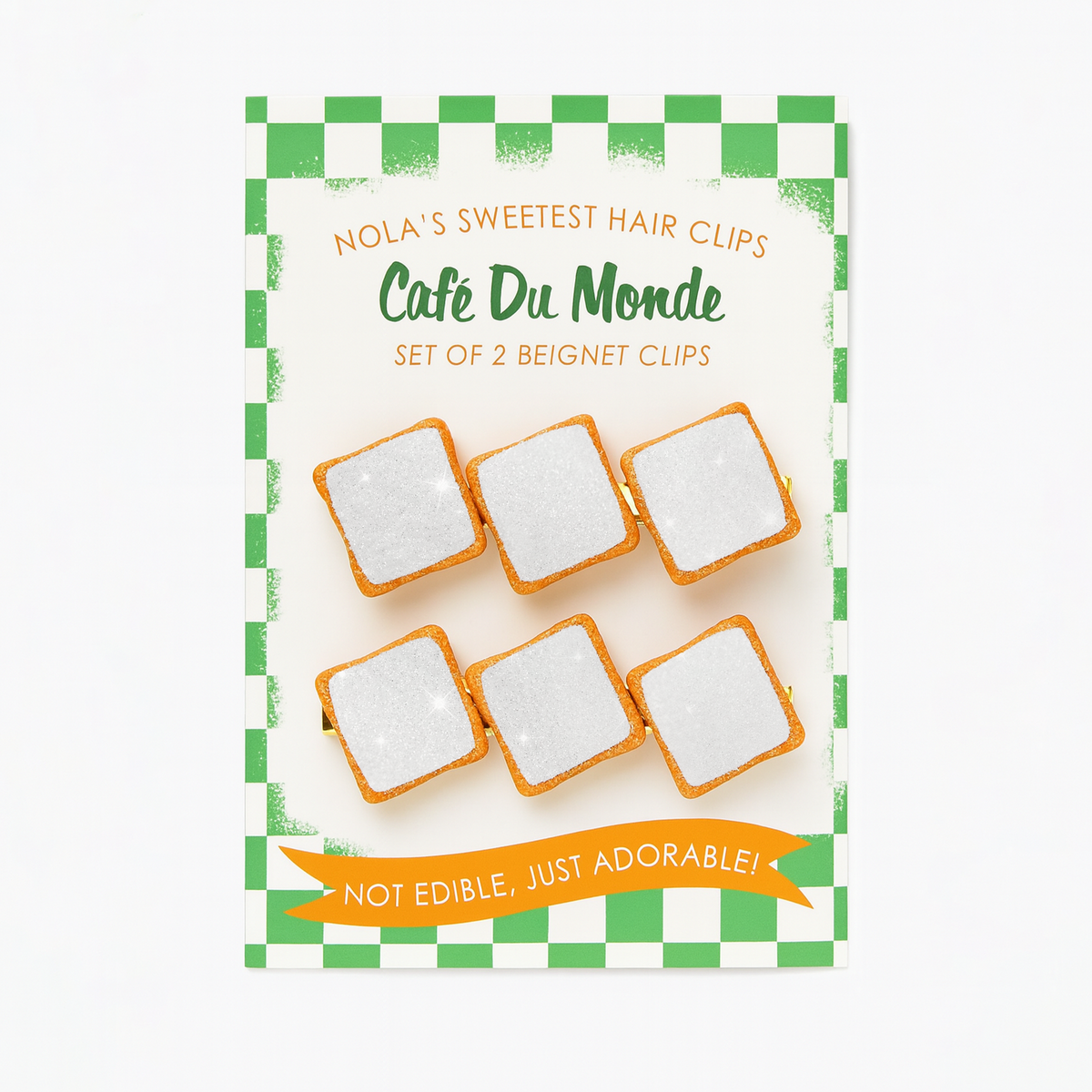Beignet Hair Clips, Set of Two