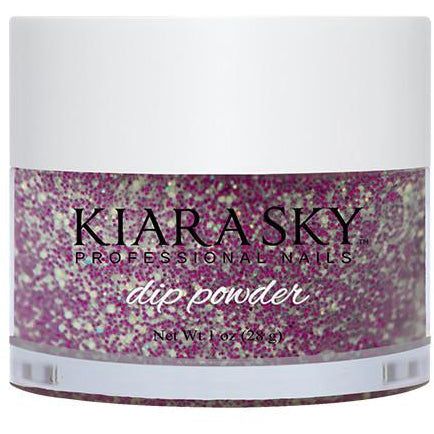 Kiara Sky Dip Powder - 0430 Purple Spark, 1 oz