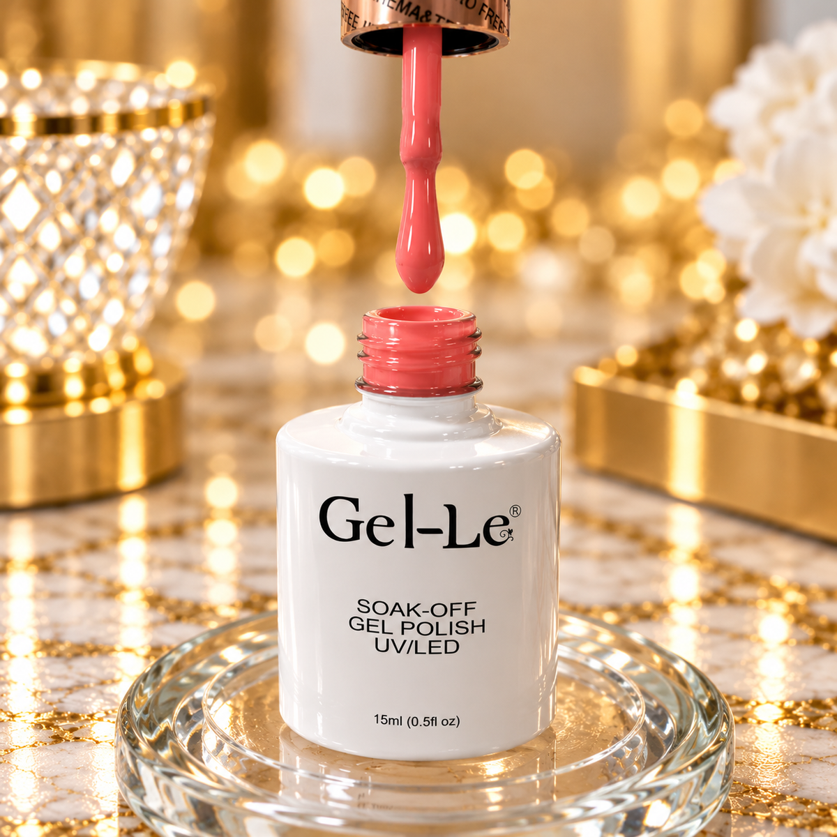 Gel-Le HEMA & TPO-Free Gel - HT15 - Sun-Kiss Coral