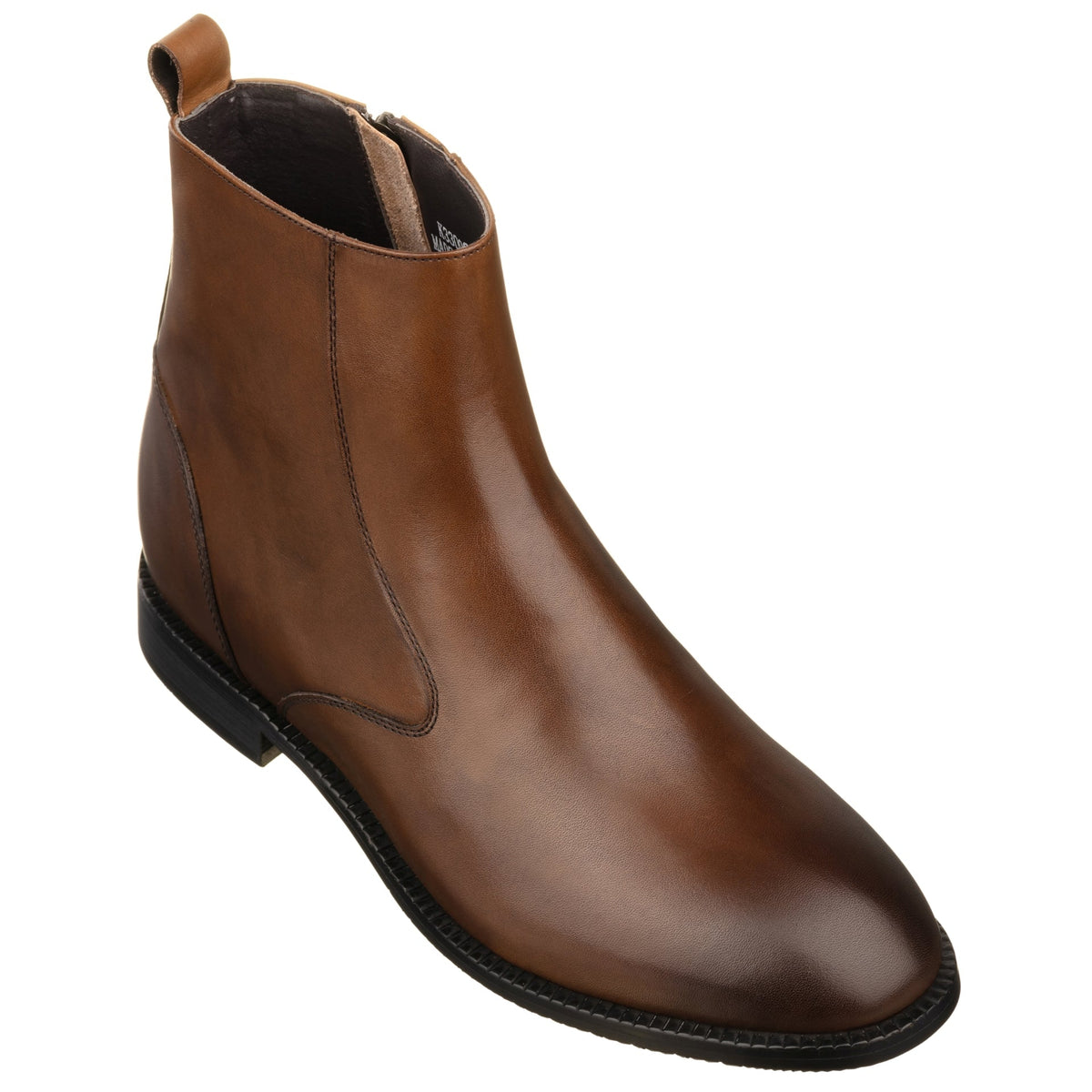 TOTO K33093 Zipper Boot – 2.6 Inch Height Increase (Coffee Brown)
