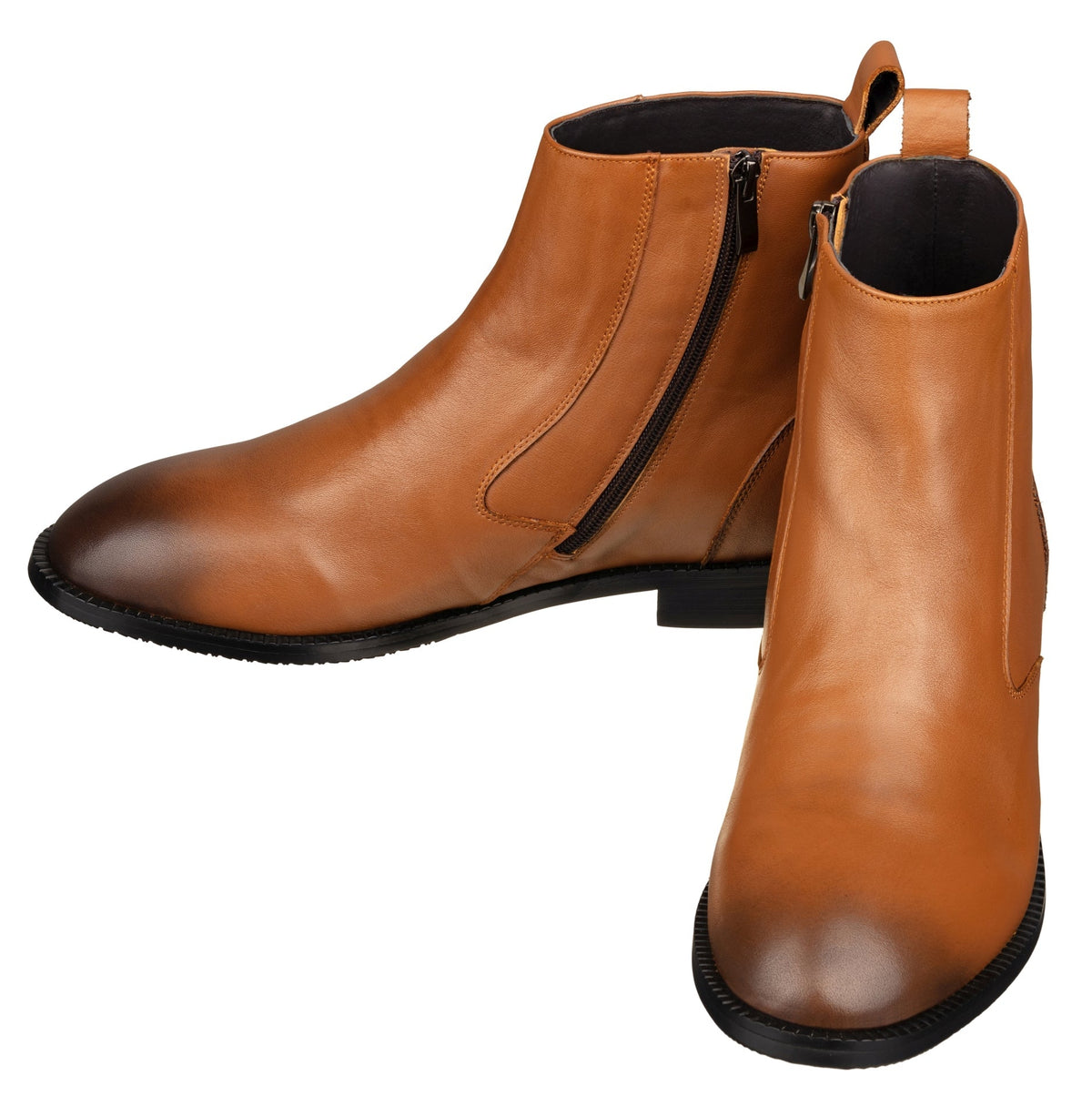 TOTO K33094 Zipper Boot – 2.6 Inch Height Increase (Light Brown)