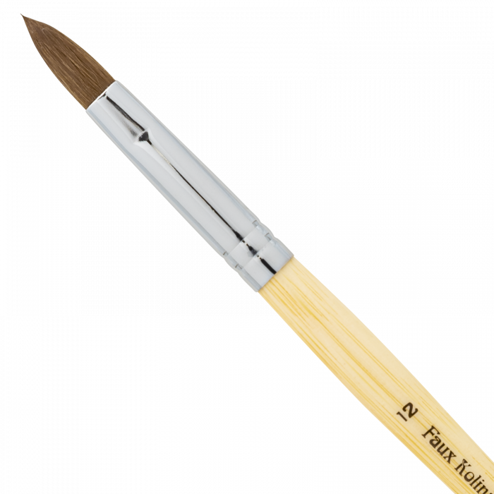 AmericaNails Acrylic Brush Faux Kolinsky #12 (Synthetic, Pressed)
