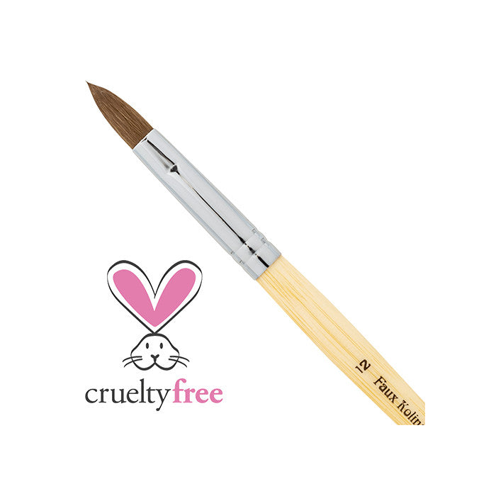 AmericaNails Acrylic Brush Faux Kolinsky #12 (Synthetic, Pressed)