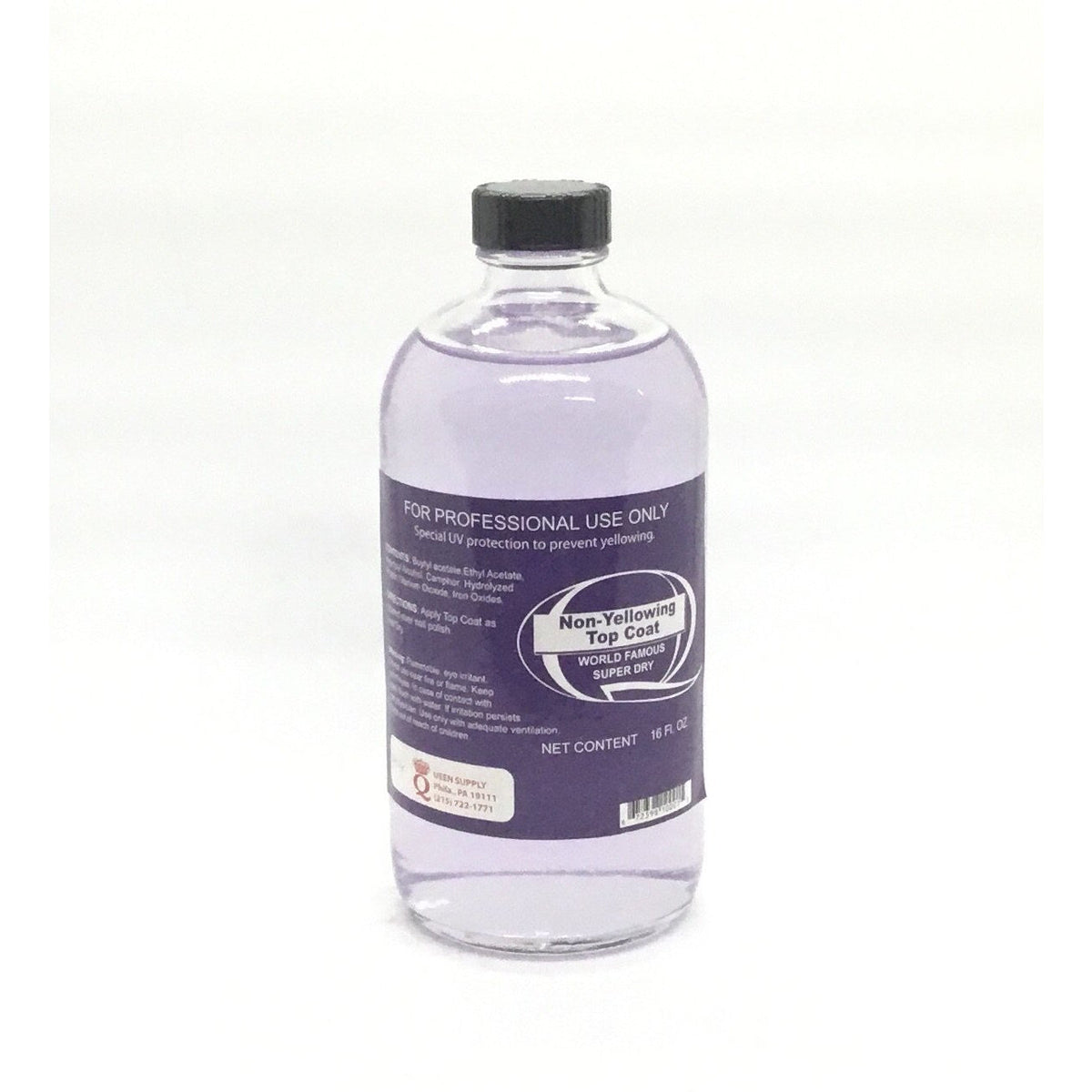 Queens Non-Yellowing Top Coat 16oz