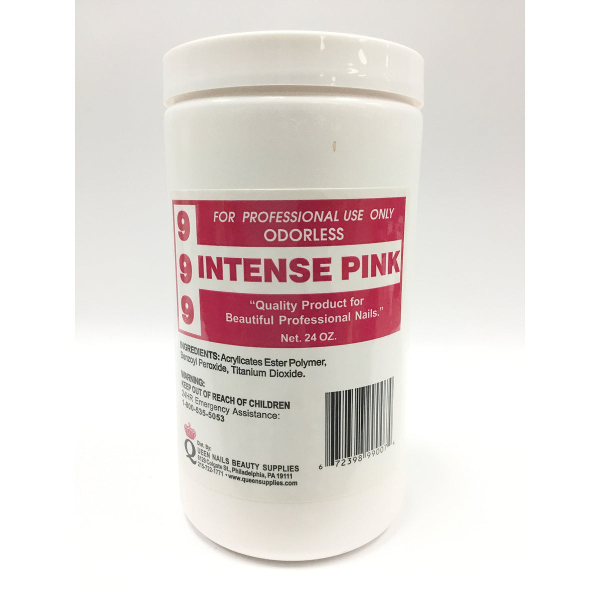 999 Intense Pink Acrylic Powder 24 oz