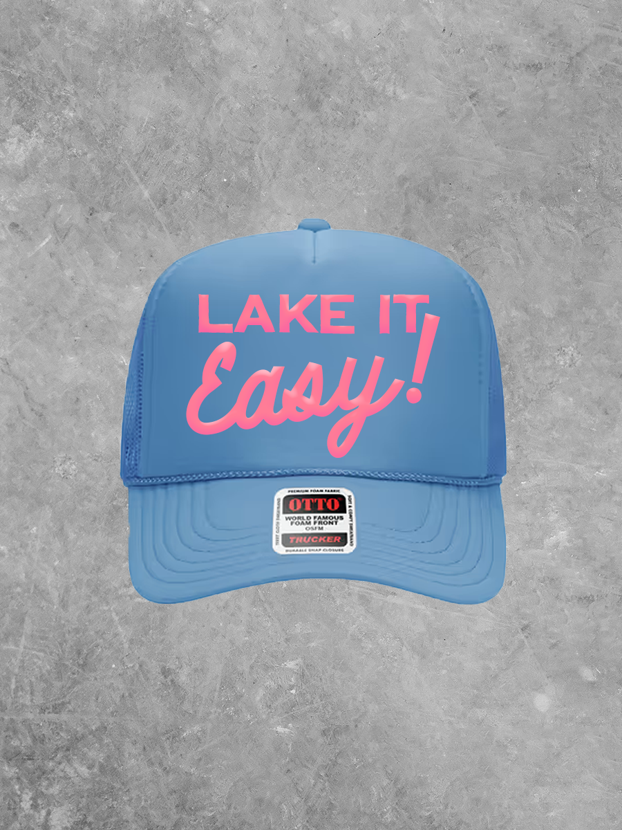 Underground OG: Lake It Easy, Pink Puff Summer Trucker Hat