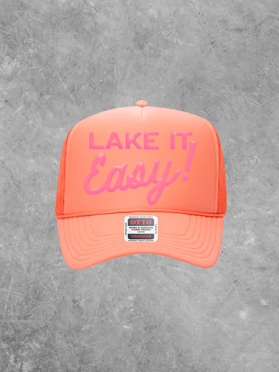Underground OG: Lake It Easy, Pink Puff Summer Trucker Hat