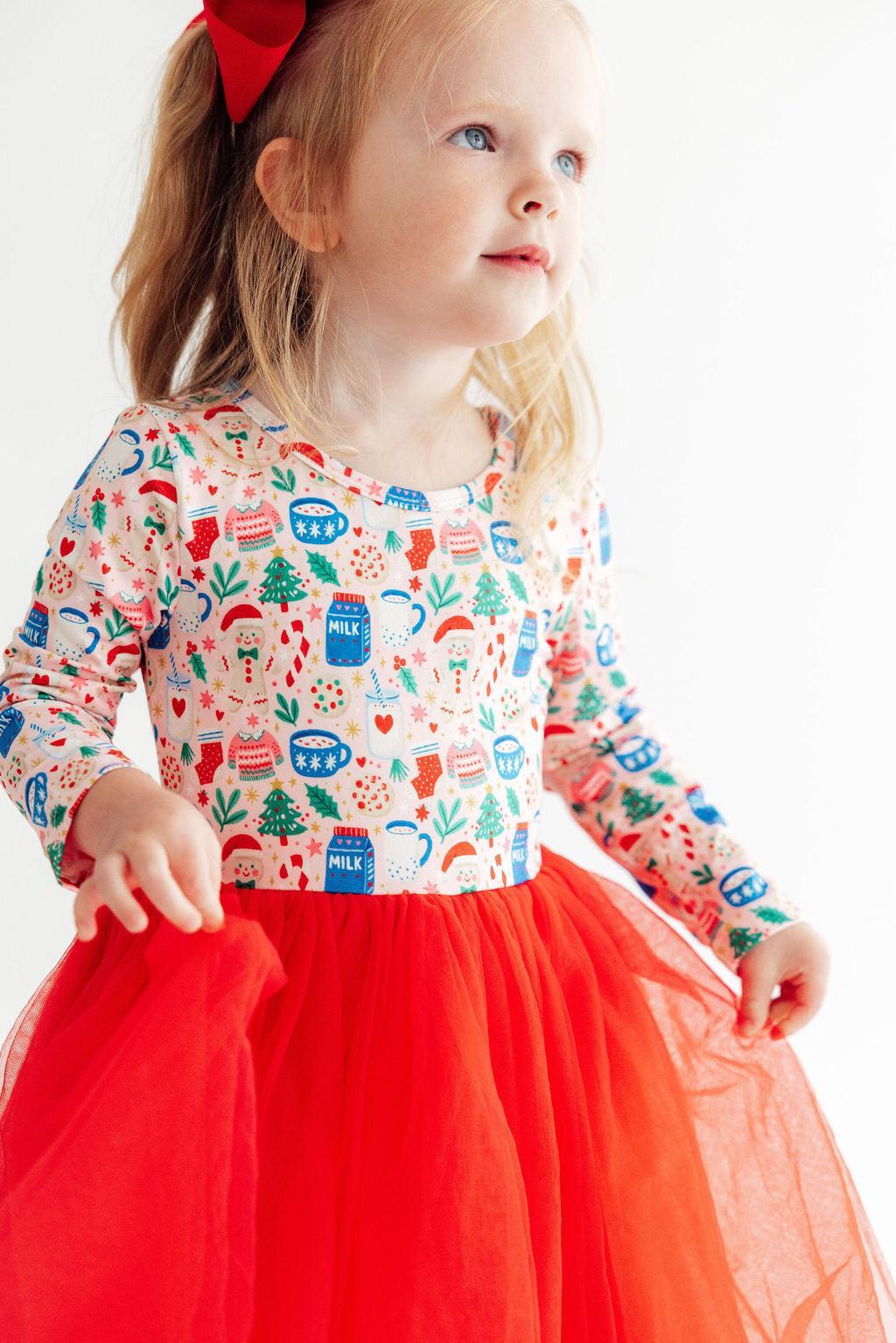 Oh Snap! Long Sleeve Tutu Dress