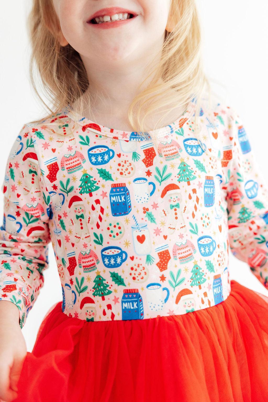 Oh Snap! Long Sleeve Tutu Dress