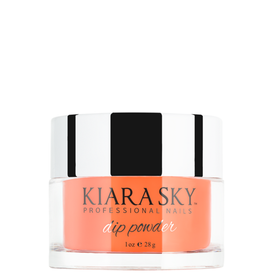 Kiara Sky 104 Peach Cobbler Glow Dip Powder, 1 oz