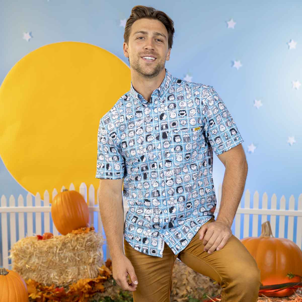 Peanuts “The Peanut Gallery” – KUNUFLEX Short Sleeve Shirt