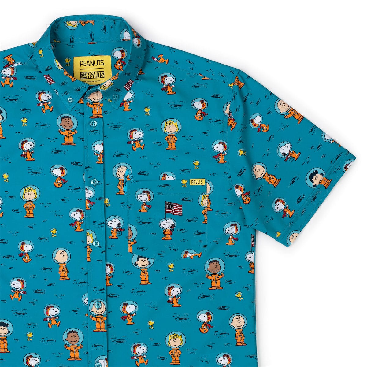 Peanuts “Astro 'Nuts” – KUNUFLEX Short Sleeve Shirt