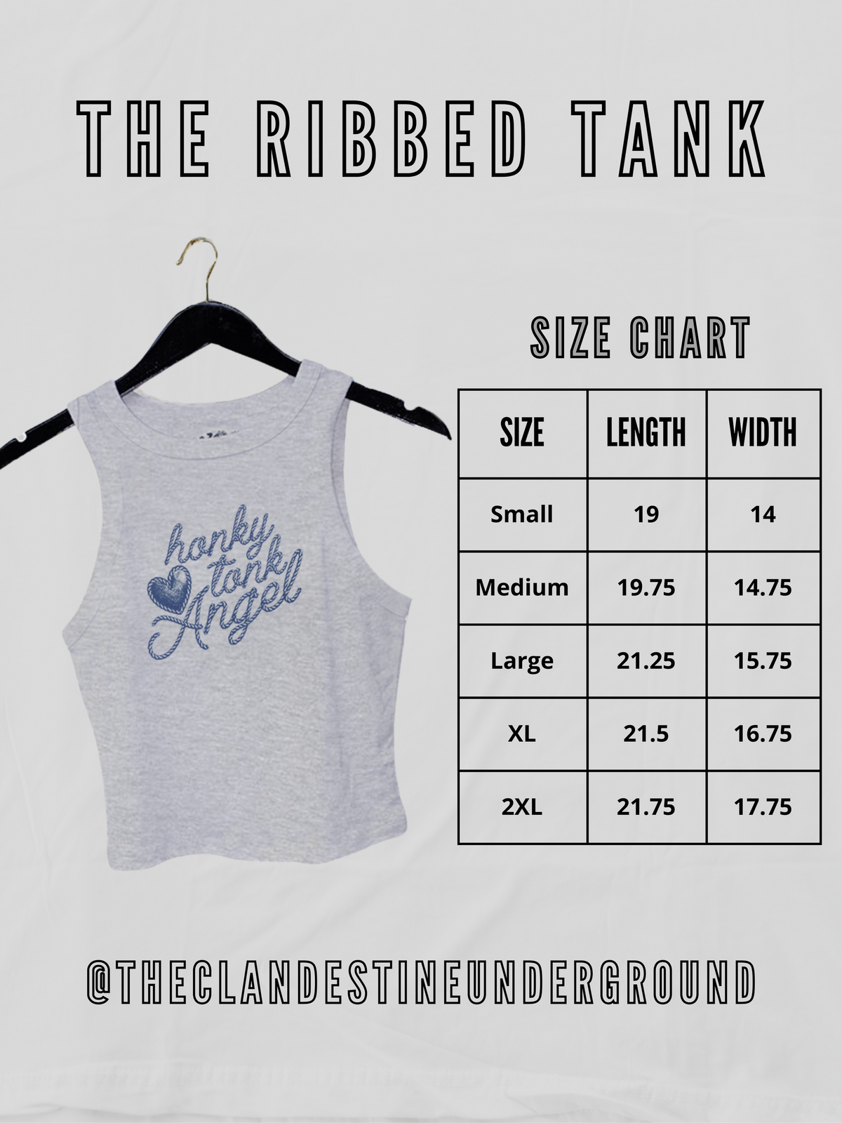 Underground Original Design: Little Fish, Summer Micro-Ribbed Tank